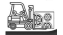 logo de equipos y montacargas para la industria